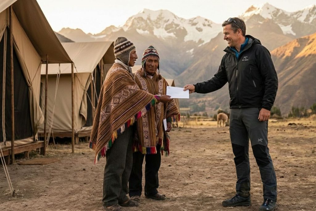 How to tip tour guides and trek guides in Peru. Tipping in Peru
