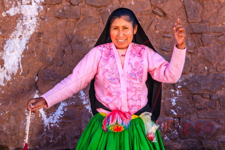 The Art of Spinning on Taquile Island